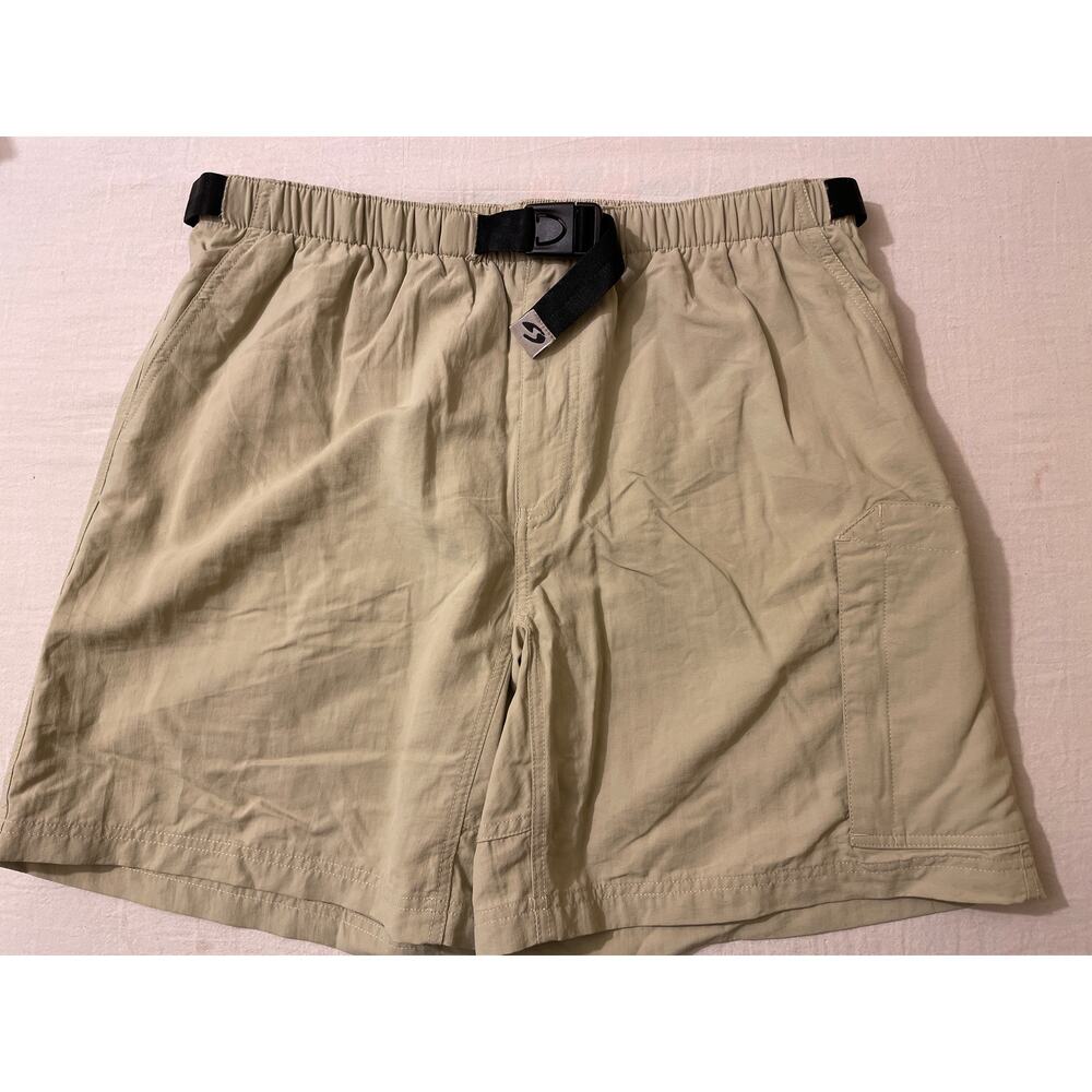 Sportif USA Original Shorts Adult Size Large Tan Outdoors Hiking Active‎ Belt